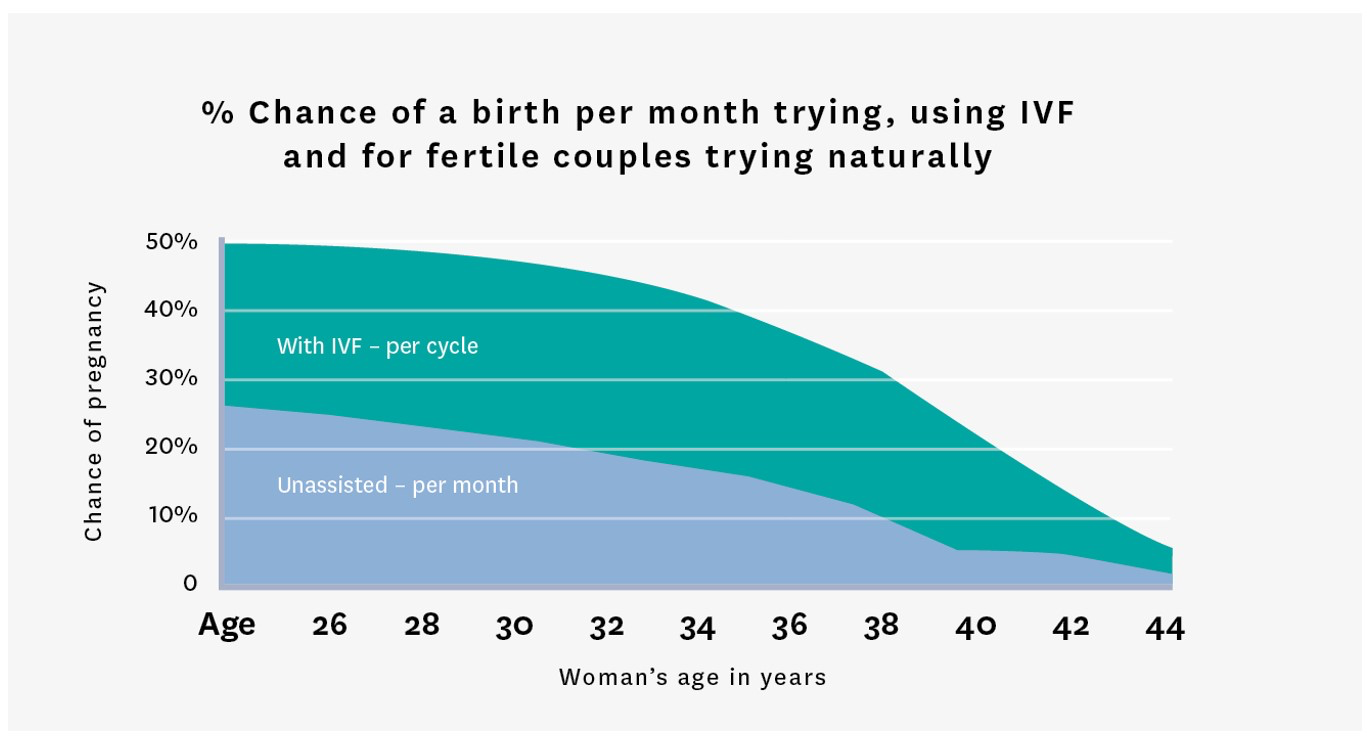 Fertility Age chart Flow Financial Planning